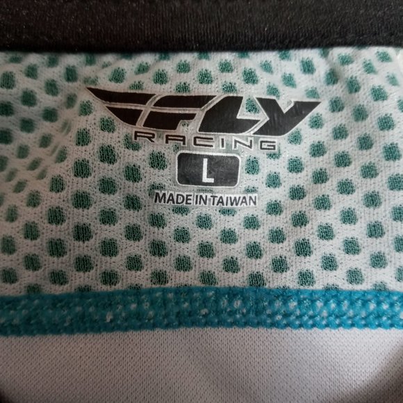 Fly Racing Shirt Mens Large Motocross Dirt biking Cycling Zipper Pouch - Picture 9 of 9
